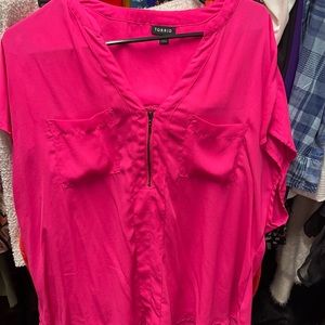 Torrid size 1 beautiful pink shirt
